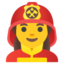 Woman Firefighter on Google