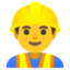 Man Construction Worker on Google