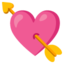 Heart With Arrow on Google