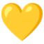 Yellow Heart on Google