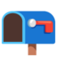 Open Mailbox With Lowered Flag on Google