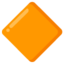 Large Orange Diamond on Google