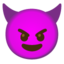 Smiling Face With Horns on Google