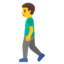 Man Walking on Google