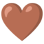 Brown Heart on Google