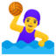 Woman Playing Water Polo on Google