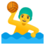 Man Playing Water Polo on Google