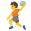 Person Playing Handball on Google