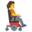 Person In Motorized Wheelchair Facing Right on Google