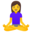 Woman In Lotus Position on Google