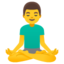 Man In Lotus Position on Google