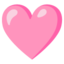 Pink Heart on Google