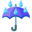Umbrella With Rain Drops on Google