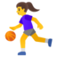 Woman Bouncing Ball on Google