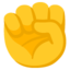 Raised Fist on Google