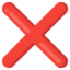 Cross Mark on Google