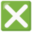 Cross Mark Button on Google