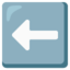 Left Arrow on Google