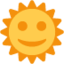 Sun With Face on Twitter