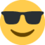 Smiling Face With Sunglasses on Twitter