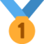 1st Place Medal on Twitter