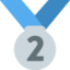 2nd Place Medal on Twitter