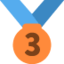 3rd Place Medal on Twitter
