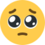 Pleading Face on Twitter