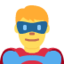 Man Superhero on Twitter