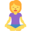 Woman In Lotus Position on Twitter