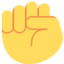 Raised Fist on Twitter